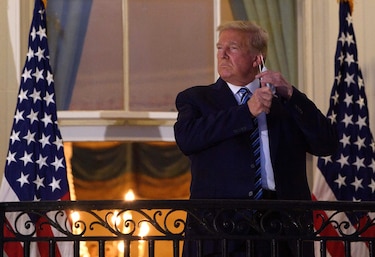 Redes sociales quitan comentario de Trump que minimiza el peligro del nuevo coronavirus