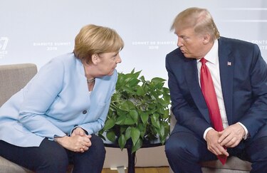 Merkel declina invitación de Trump al G7 