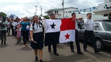 Aguadulce: Efectúan marcha en rechazo a la corrupción