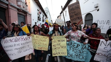 Indígenas, obreros y políticos exigen liberación de detenidos en protestas y archivo de reforma constitucional