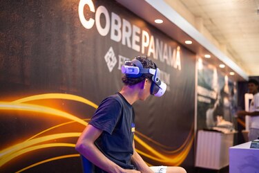 Más de 5,000 personas visitan el simulador de Cobre Panamá en la Feria de David
