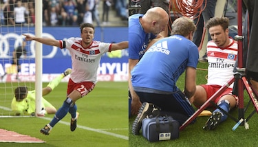 Celebra gol y termina lesionado; fuera de acción por seis meses