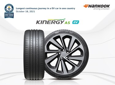 Volkswagen ID.4 USA Tour establece un nuevo título en Guinness World Records® en llantas Hankook EV