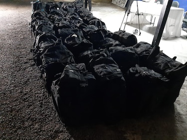 Decomisan  3 mil 665 paquetes de droga en un puerto en Colón