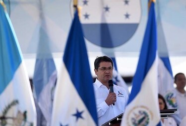 Presidente de Honduras Juan Orlando Hernández realiza visita de trabajo a Panamá