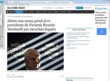 Así reflejan los periódicos del mundo la decisión de la Corte de investigar a Martinelli por pinchazos