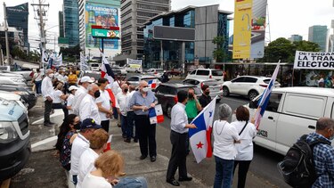 Protesta cívica en rechazo a las reformas electorales