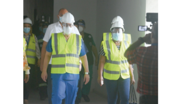 CSS realiza  inspección en la Ciudad de la Salud  