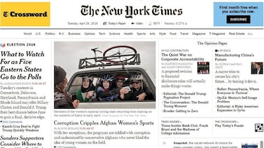 'The New York Times' dejará de editar e imprimir su edición internacional en París