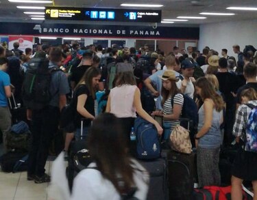 Reportan gran cantidad de personas arribando al Aeropuerto de Tocumen por la JMJ