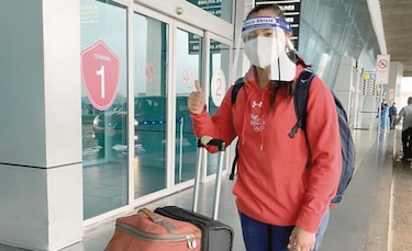 Kristine Jiménez está lista para entrenar  