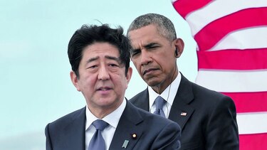 ‘Nunca más’, dice Abe en Pearl Harbor