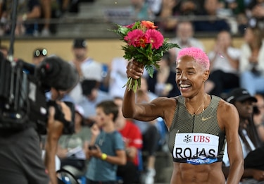 La venezolana Yulimar Rojas gana el triple salto en reunión de Lausana