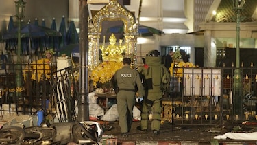 Varios muertos por la explosión de una bomba en el centro de Bangkok