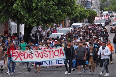 Cientos de migrantes salen en caravana del sur de México; conozca hacia dónde se dirigen