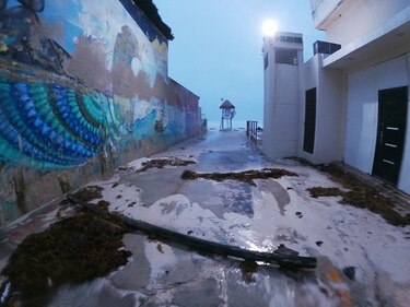 Tormenta tropical Grace deja daños menores en el Caribe de México