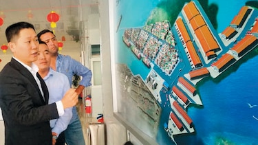 30% de avance en puerto de Colón