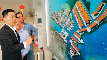 30% de avance en puerto de Colón