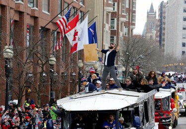 Patriots celebran en Boston su cuarto Super Bowl