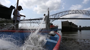 Pesca artesanal a orillas del Canal