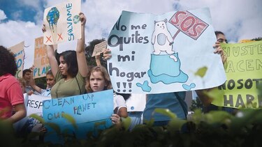 Jóvenes contra el cambio climático
