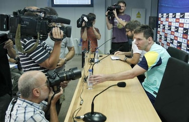 Messi está tranquilo ante situación fiscal