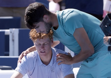 Sinner se retira del dobles mixto tras su abandono en la final de Cincinnati