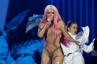 Karol G enloquece a sus fans en el último concierto de su gira veraniega en Madrid