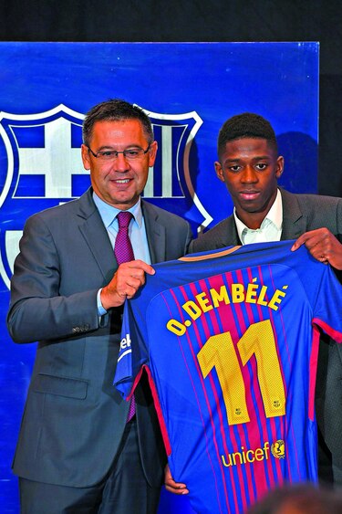 Dembelé no quiere que lo comparen
