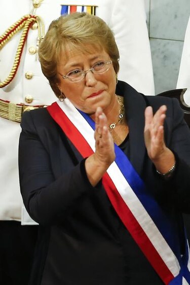 Michelle Bachelet asume mandato de Chile por segunda vez
