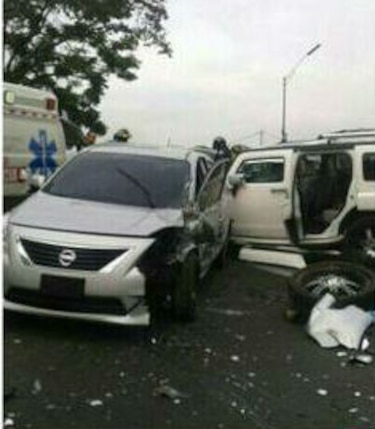Accidente vehicular en Loma Cová deja tres heridos