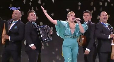 Jurado le da el tercer lugar a Margarita Henríquez en la competencia folclórica
