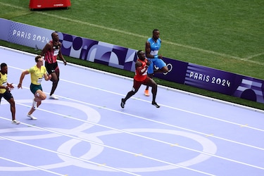 Arturo Deliser llegó séptimo de su ‘heat’ en la primera ronda de los 100 metros planos en los Juegos Olímpicos de París 2024