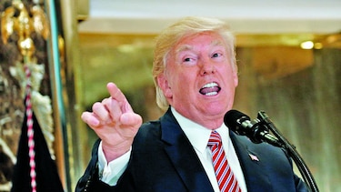 Trump queda en evidencia