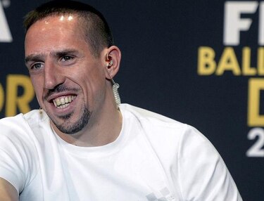Descontento en Francia con la tercera plaza de Ribéry