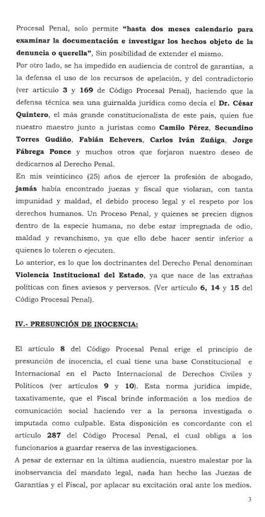 Sidney Sittón renuncia a la defensa de Alejandro Moncada Luna