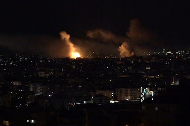 Intensos bombardeos israelíes provocan desplazamientos en el sur del Líbano