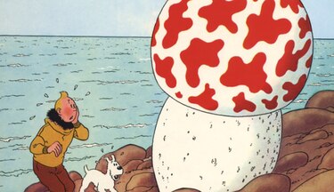 Una plancha original de Tintín se queda sin comprador en una subasta en París