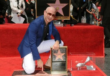 Pitbull ya tiene su estrella en Hollywood