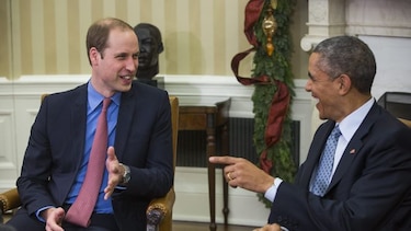 El príncipe Guillermo visita la Casa Blanca y se reúne con Obama
