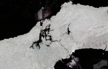 Tres años de tránsito por el Canal de Panamá en una imagen espacial