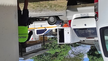 Habilitan contenedor refrigerado para necropsias de víctimas de accidente en Chiriquí