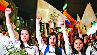 Miles marchan por la paz