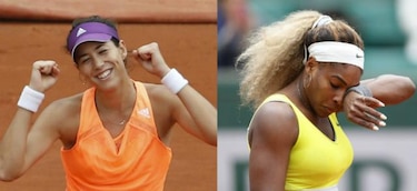 Muguruza da el golpe en París; elimina a Serena Williams en segunda ronda