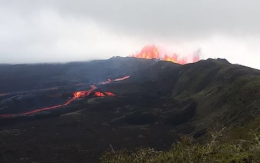 Ecuador: volcán en islas Galápagos entra en erupción
