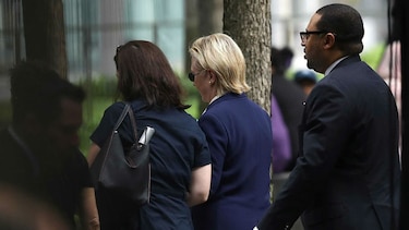 Hillary Clinton tuvo un malestar y abandonó ceremonia del 11-S en Nueva York