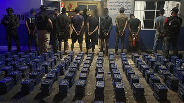 Caen nueve personas con un cargamento de 663 paquetes de droga en Chame