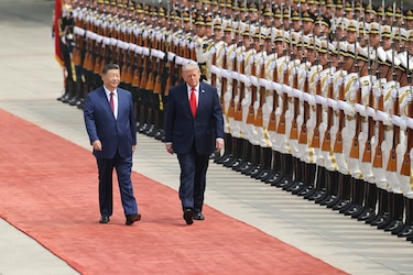Comienza en Pekín la cumbre entre Xi Jinping y Donald Trump