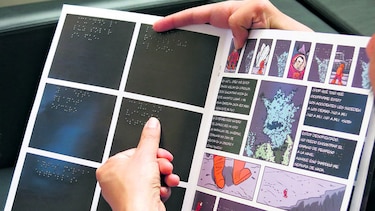 Publican cómic en braille para no videntes