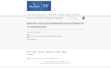Farmacia y Drogas anuncia proceso para la obtención de la licencia de fabricación de derivados del cannabis medicinal